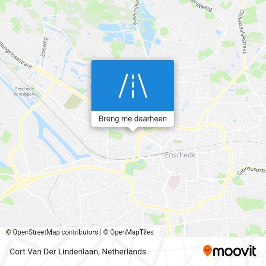 Cort Van Der Lindenlaan kaart