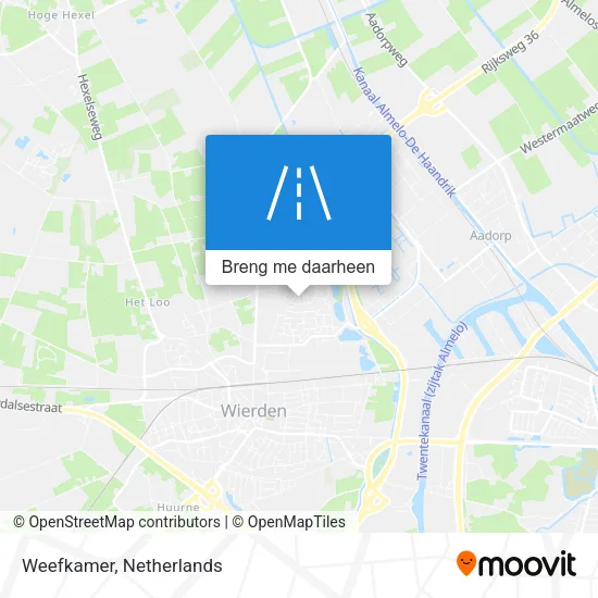 Weefkamer kaart