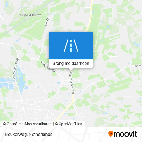 Beukerweg kaart