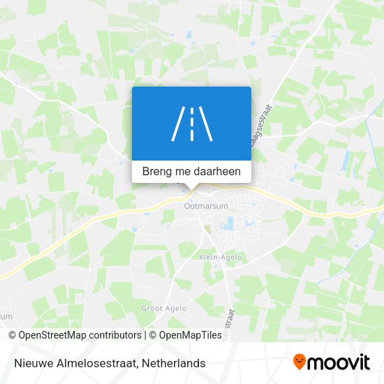 Nieuwe Almelosestraat kaart