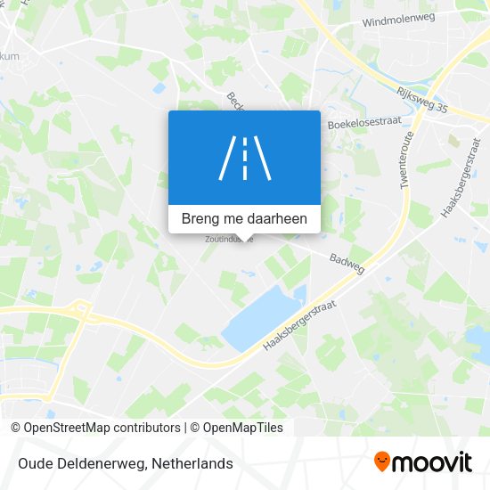 Oude Deldenerweg kaart