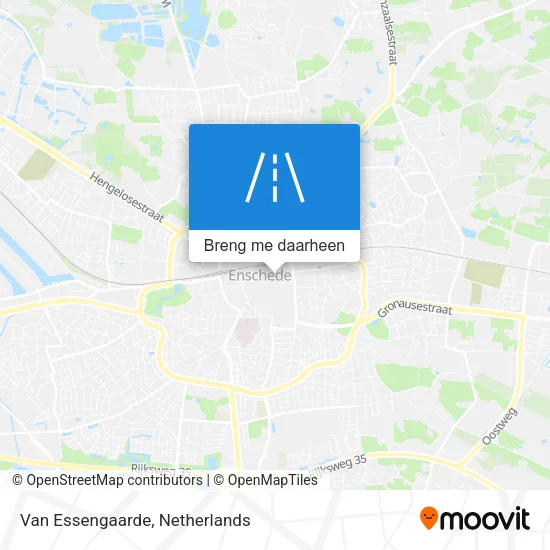 Van Essengaarde kaart