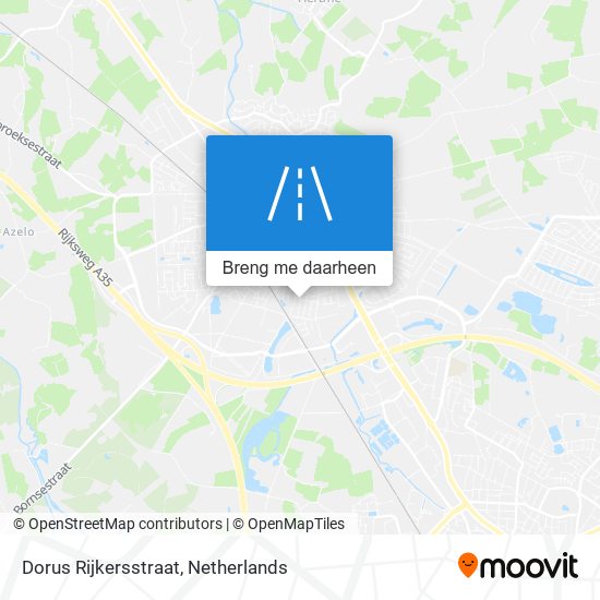 Dorus Rijkersstraat kaart