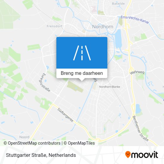 Stuttgarter Straße kaart