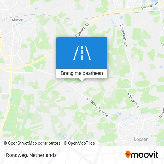 Rondweg kaart