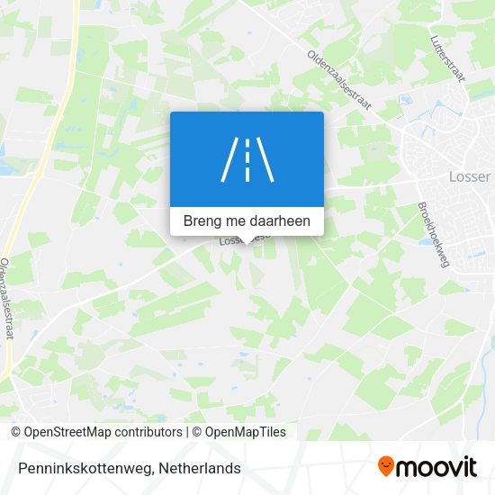 Penninkskottenweg kaart