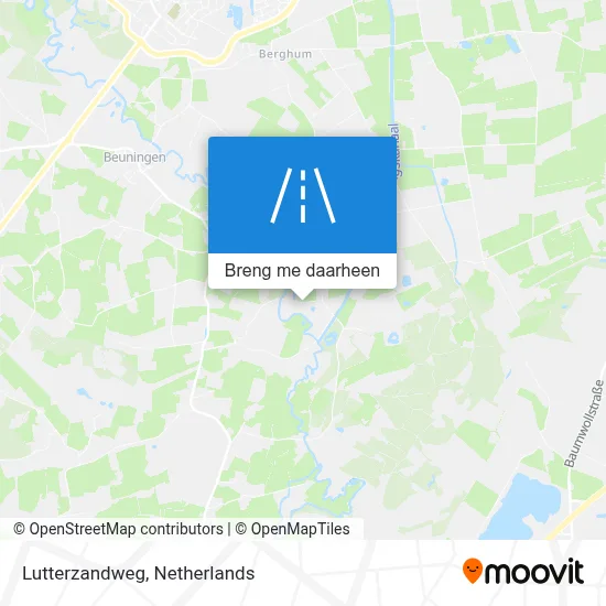 Lutterzandweg kaart