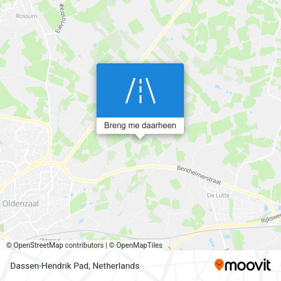 Dassen-Hendrik Pad kaart