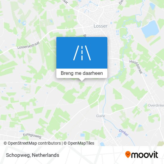 Schopweg kaart