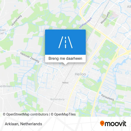 Arklaan kaart