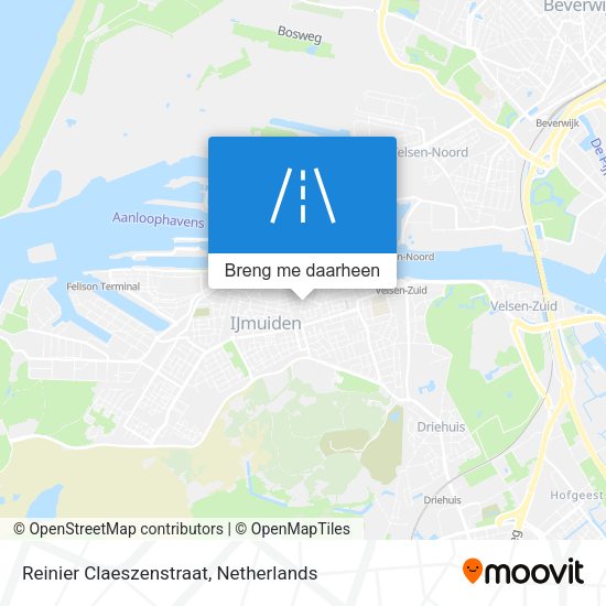Reinier Claeszenstraat kaart