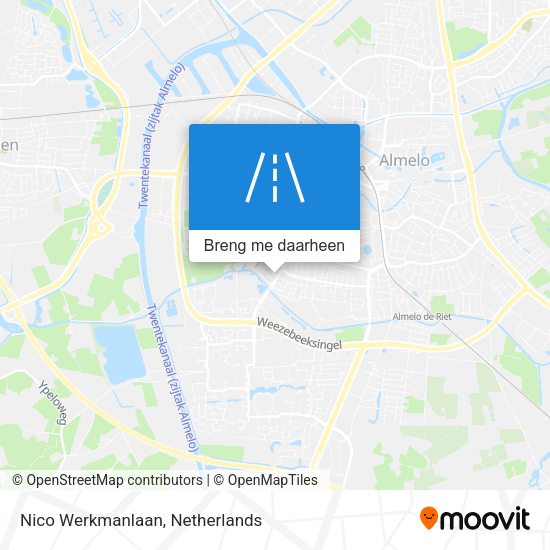Nico Werkmanlaan kaart