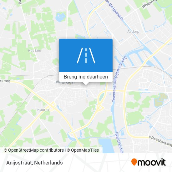 Anijsstraat kaart