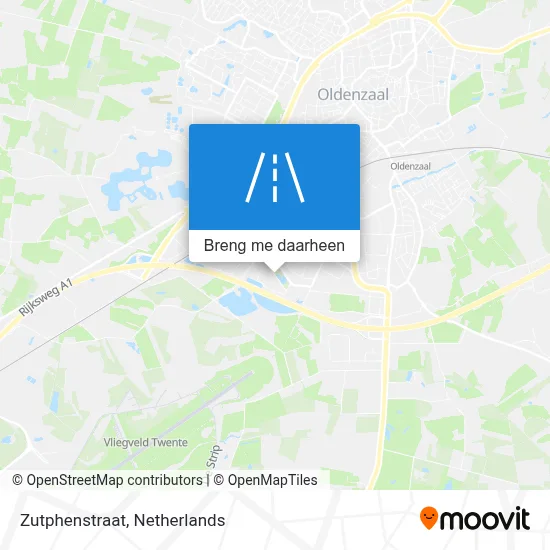 Zutphenstraat kaart