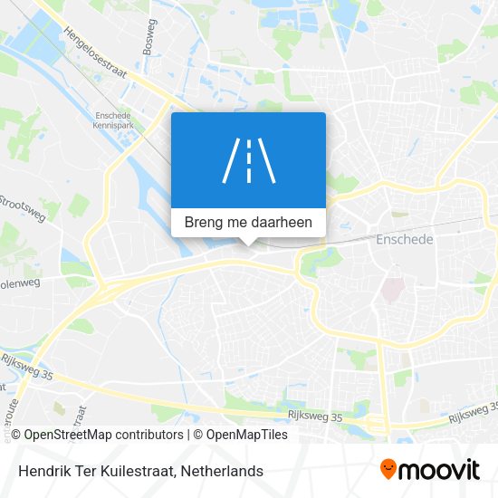 Hendrik Ter Kuilestraat kaart