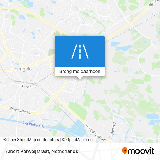 Albert Verweijstraat kaart