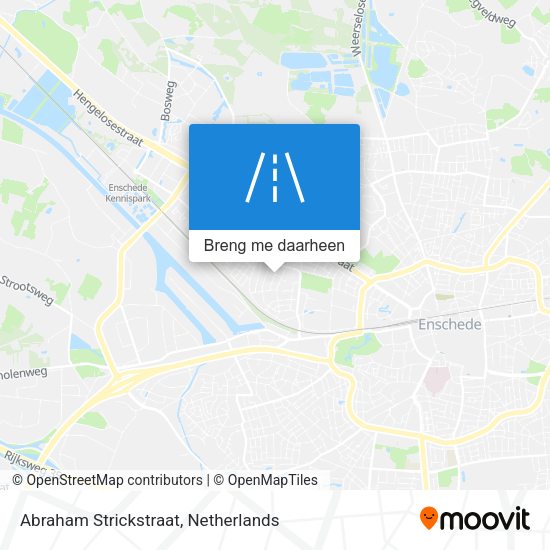 Abraham Strickstraat kaart