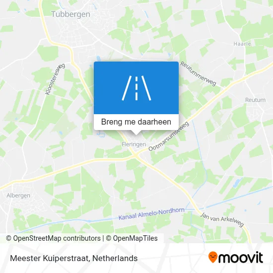 Meester Kuiperstraat kaart