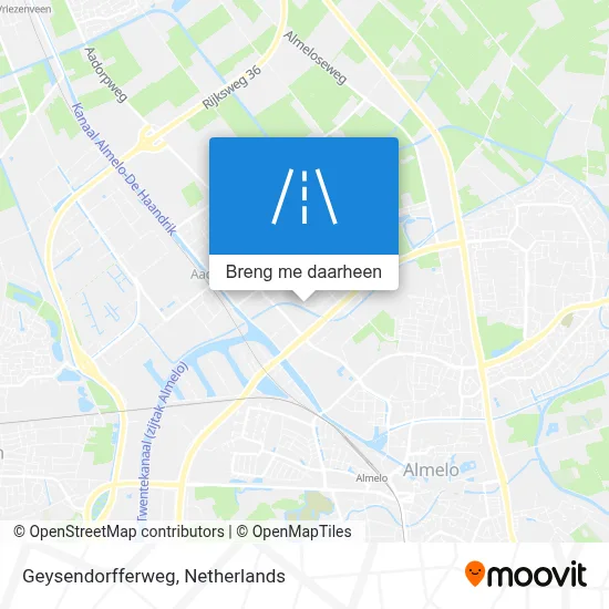 Geysendorfferweg kaart