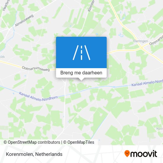 Korenmolen kaart