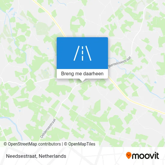 Needsestraat kaart