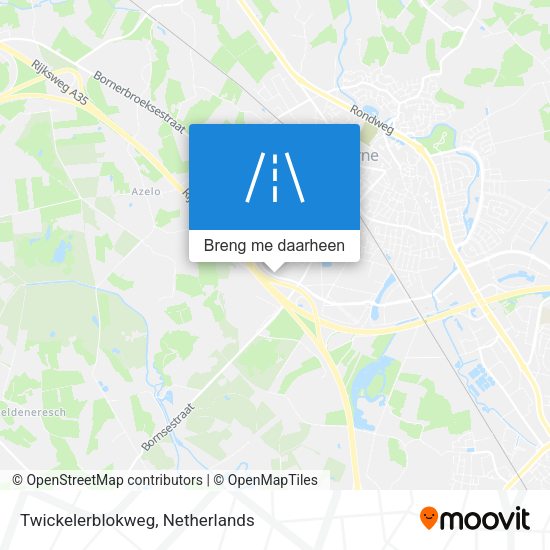 Twickelerblokweg kaart