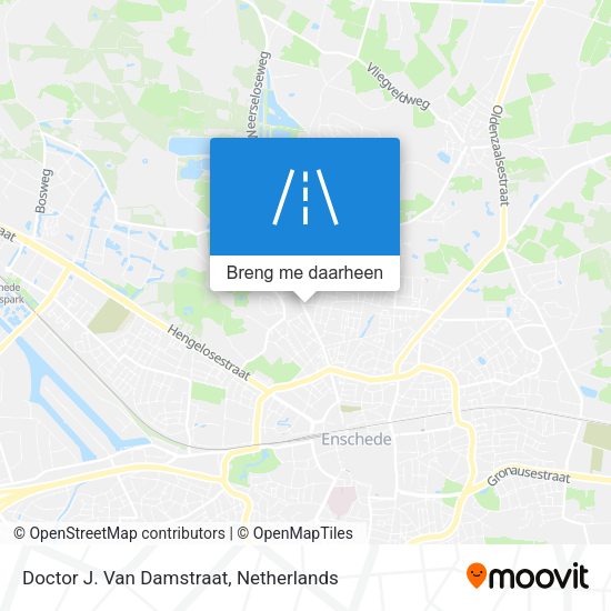 Doctor J. Van Damstraat kaart