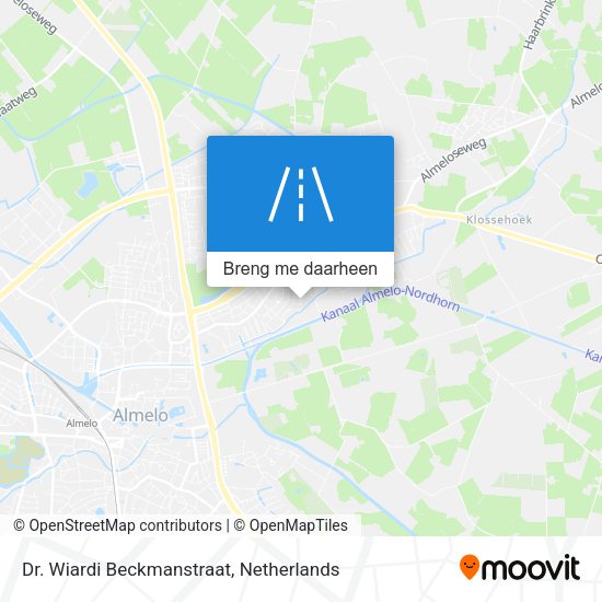 Dr. Wiardi Beckmanstraat kaart