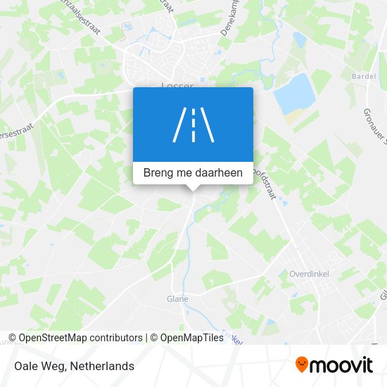 Oale Weg kaart