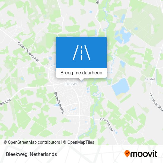 Bleekweg kaart