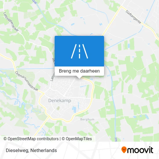 Dieselweg kaart