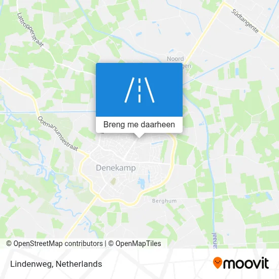 Lindenweg kaart