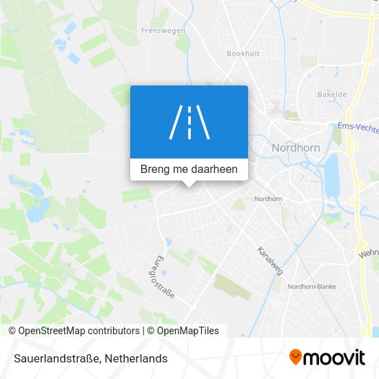 Sauerlandstraße kaart
