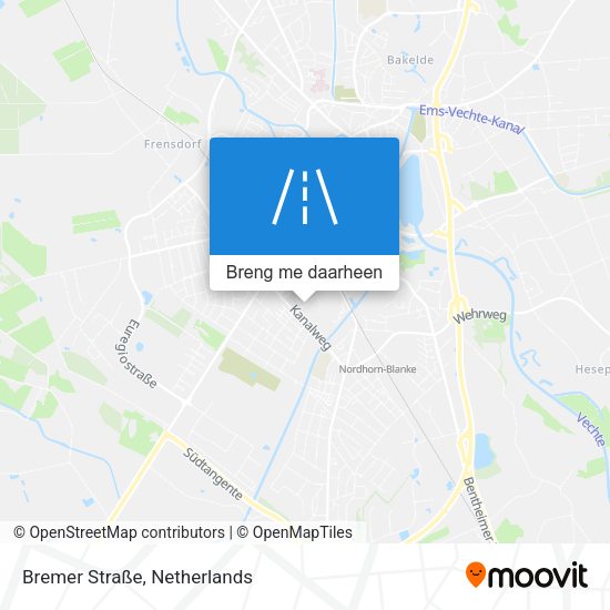 Bremer Straße kaart