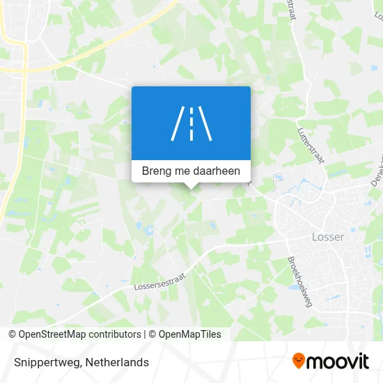 Snippertweg kaart