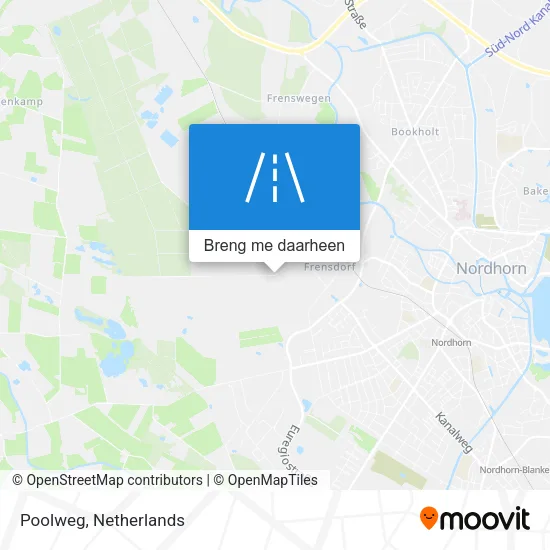 Poolweg kaart