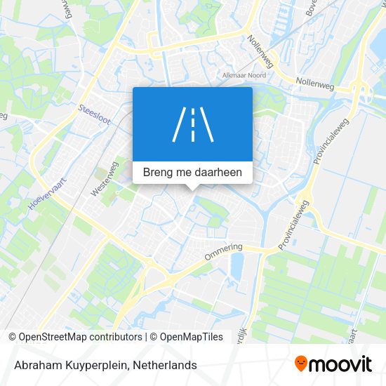 Abraham Kuyperplein kaart