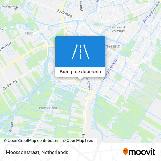 Moessonstraat kaart