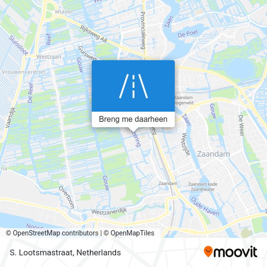 S. Lootsmastraat kaart