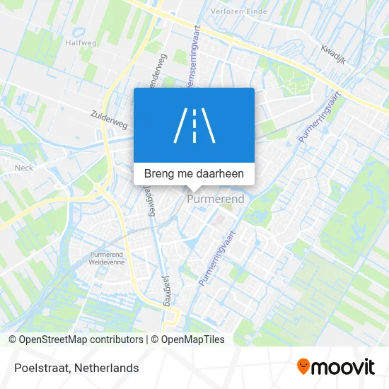 Poelstraat kaart
