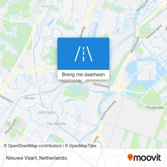 Nieuwe Vaart kaart