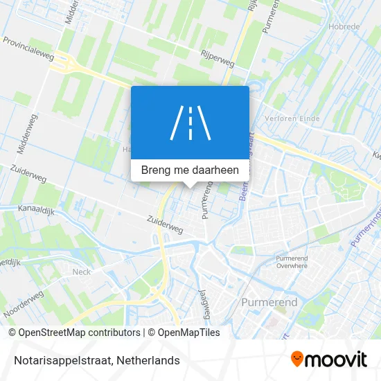 Notarisappelstraat kaart