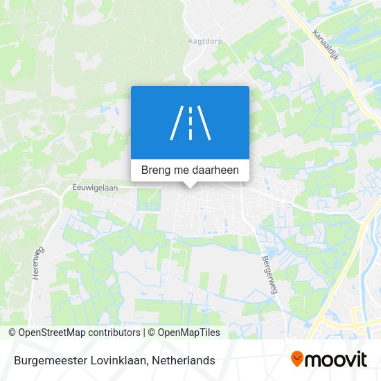 Burgemeester Lovinklaan kaart