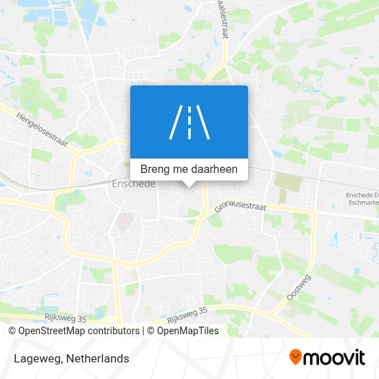 Lageweg kaart