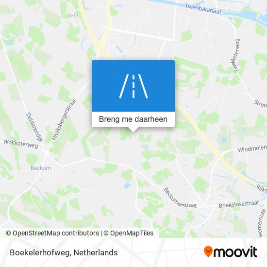 Boekelerhofweg kaart