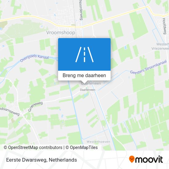 Eerste Dwarsweg kaart