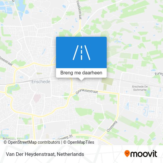 Van Der Heydenstraat kaart