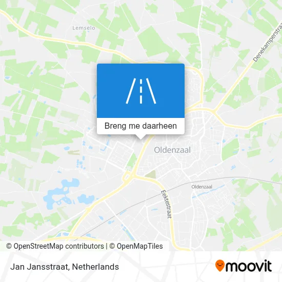 Jan Jansstraat kaart