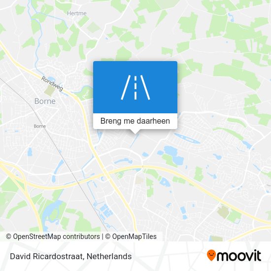 David Ricardostraat kaart