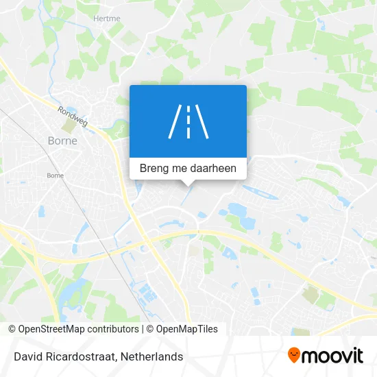 David Ricardostraat kaart